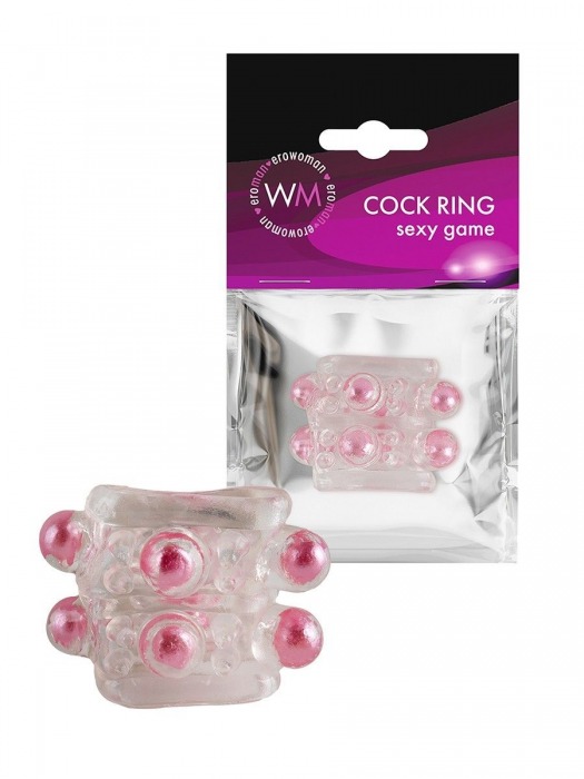 Прозрачная насадка на пенис с цветными шариками - Erowoman-Eroman - в Благовещенске купить с доставкой