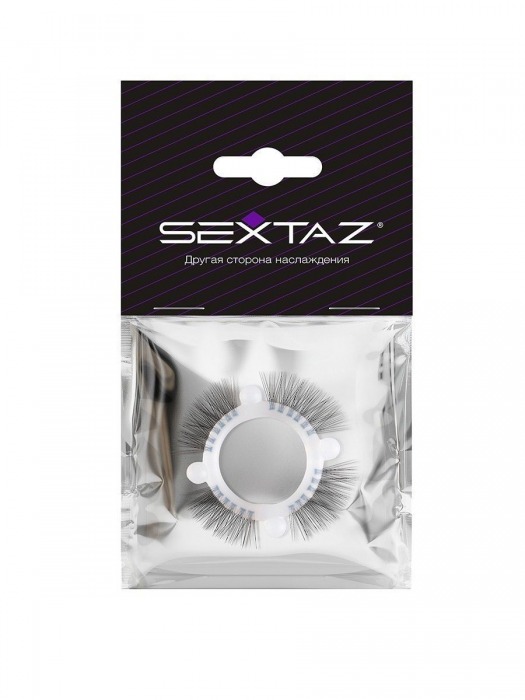 Эластичное кольцо с «ресничками» и 4 шариками - Sextaz - в Благовещенске купить с доставкой