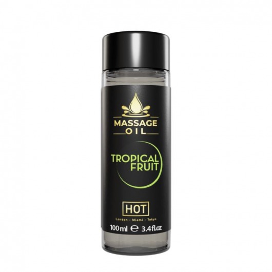 Массажное масло c ароматом тропических фруктов Massage Oil - 100 мл. - HOT - купить с доставкой в Благовещенске