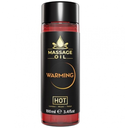 Массажное масло с согревающим эффектом Massage Oil Warming - 100 мл. - HOT - купить с доставкой в Благовещенске