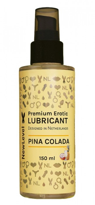 Ароматизированный лубрикант на водной основе NewLevel Pina Colada - 150 мл. - NewLevel - купить с доставкой в Благовещенске