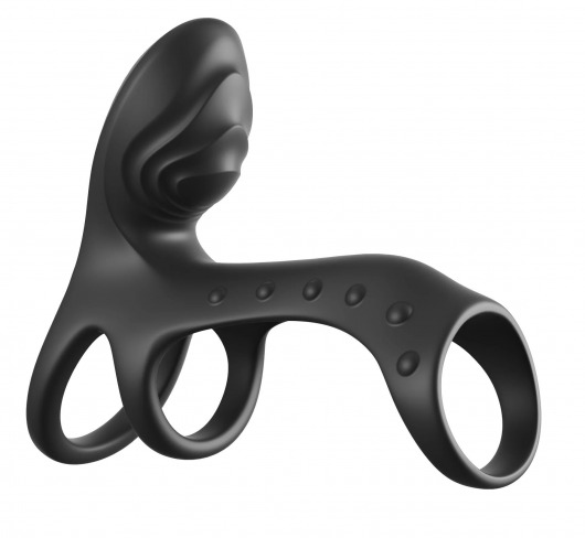 Черная насадка на пенис Ultimate Couples Cage Pro - Pipedream - в Благовещенске купить с доставкой