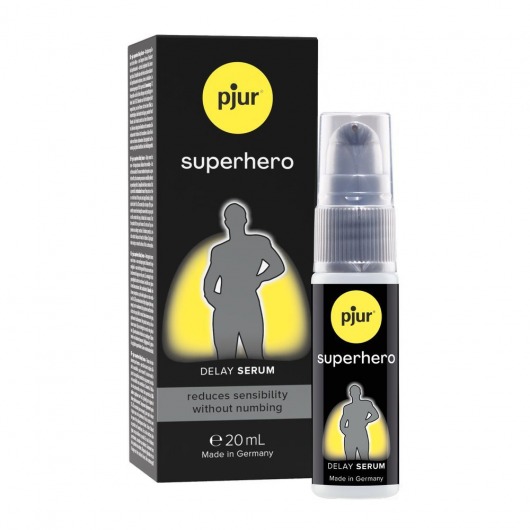 Пролонгатор-сыворотка pjur Superhero Delay Serum - 20 мл. - Pjur - купить с доставкой в Благовещенске