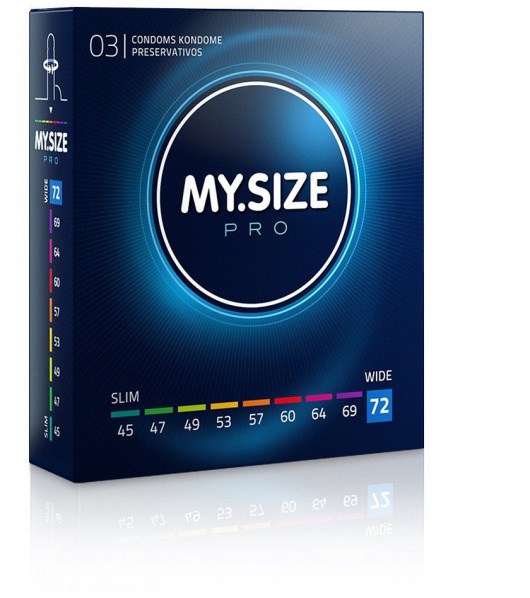 Презервативы MY.SIZE размер 72 - 3 шт. - My.Size - купить с доставкой в Благовещенске