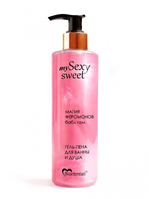 Гель-пена для ванны и душа Sexy Sweet с феромонами и ароматом бабл-гам - 200 мл. -  - Магазин феромонов в Благовещенске