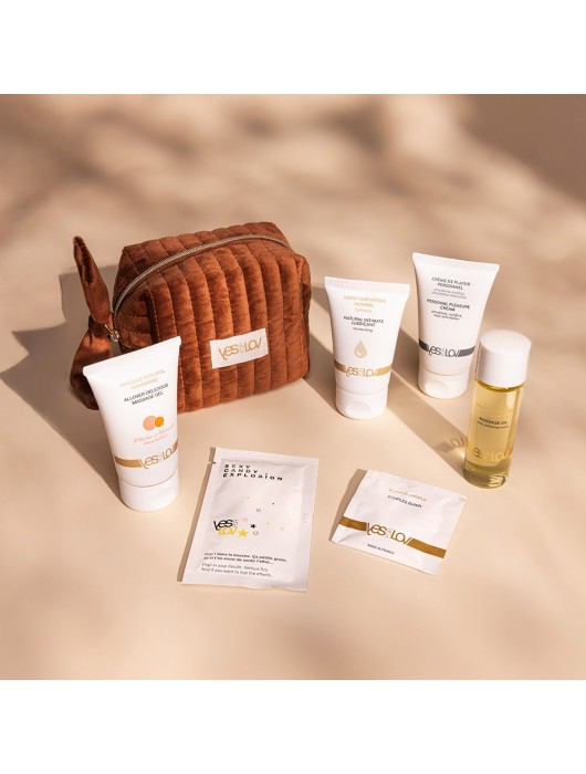 Набор YESforLOV La Trousse Enchantée в коричневой косметичке - YESforLOV - купить с доставкой в Благовещенске