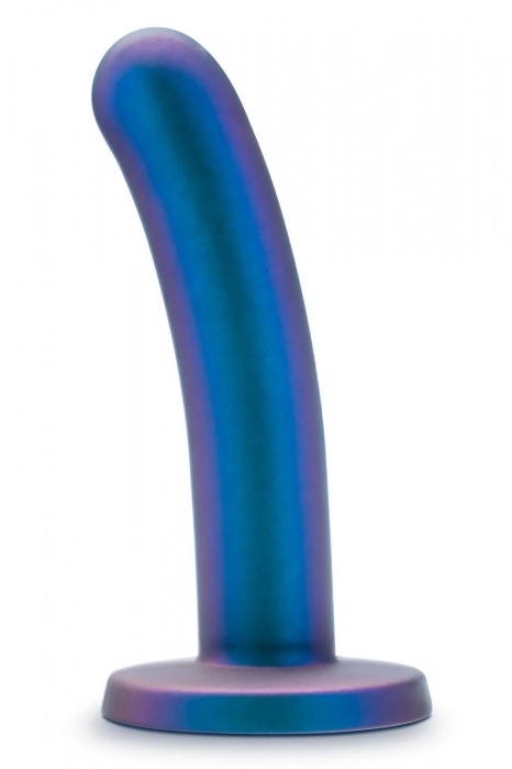 Синяя насадка с гладкой поверхностью Surrender 5.75 Inch Intermediate Pegging Dildo - 14,6 см. - Blush Novelties - купить с доставкой в Благовещенске