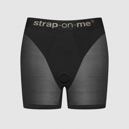 Трусики-шорты для фиксации насадок Strap-on-me Harness Lingerie Halo - size L - Strap-on-me - купить с доставкой в Благовещенске