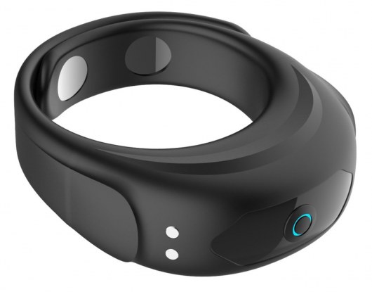 Черное эрекционное виброкольцо на ремешках - Boys of Toys - в Благовещенске купить с доставкой