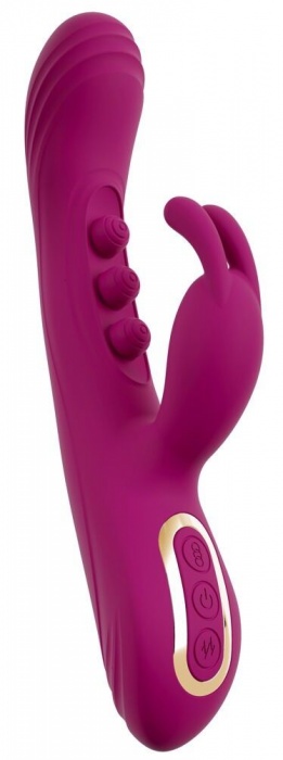 Лиловый вибратор-кролик 2 Function Vibrator Squirting - 22,5 см. - Orion
