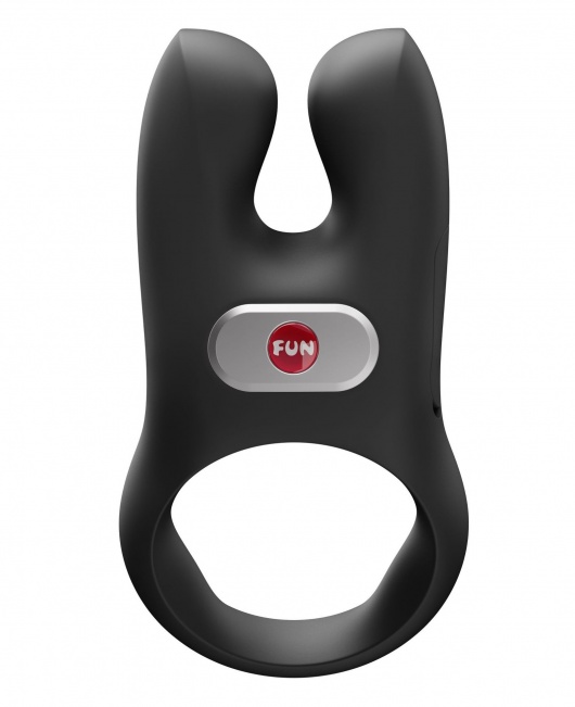 Черное эрекционное виброкольцо Nos - Fun Factory - в Благовещенске купить с доставкой