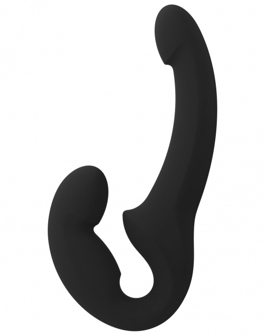 Черный безремневой страпон Share Lite - Fun Factory - купить с доставкой в Благовещенске