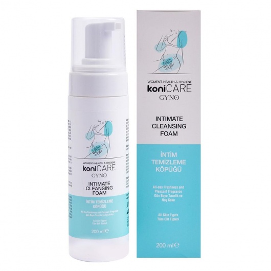 Пенка для интимной гигиены Konicare Gyno Intimate Cleasing Foam - 200 мл. - JoyDrops - купить с доставкой в Благовещенске