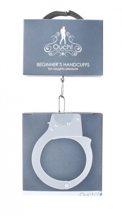 Металлические наручники OUCH! Metal - Shots Media BV - купить с доставкой в Благовещенске