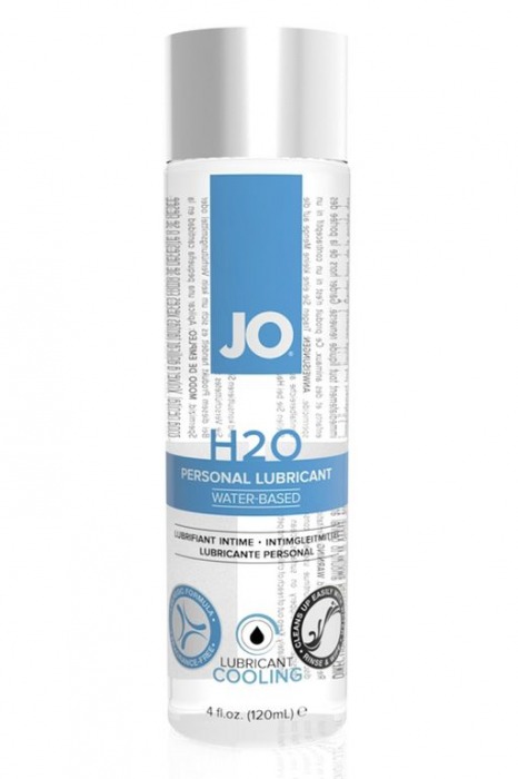 Охлаждающий лубрикант на водной основе JO Personal Lubricant H2O COOLING - 120 мл. - System JO - купить с доставкой в Благовещенске