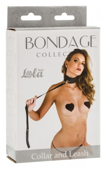 Ошейник Bondage Collection Collar and Leash One Size - Lola Games - купить с доставкой в Благовещенске