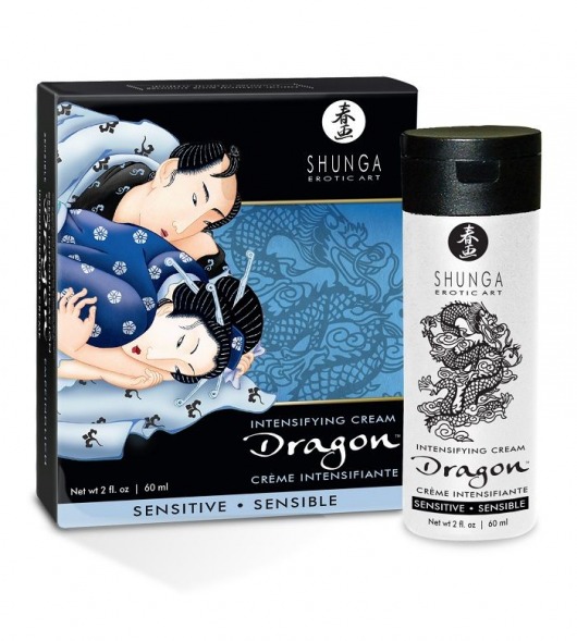 Интимный мужской крем SHUNGA DRAGON SENSITIVE - 60 мл. - Shunga - купить с доставкой в Благовещенске