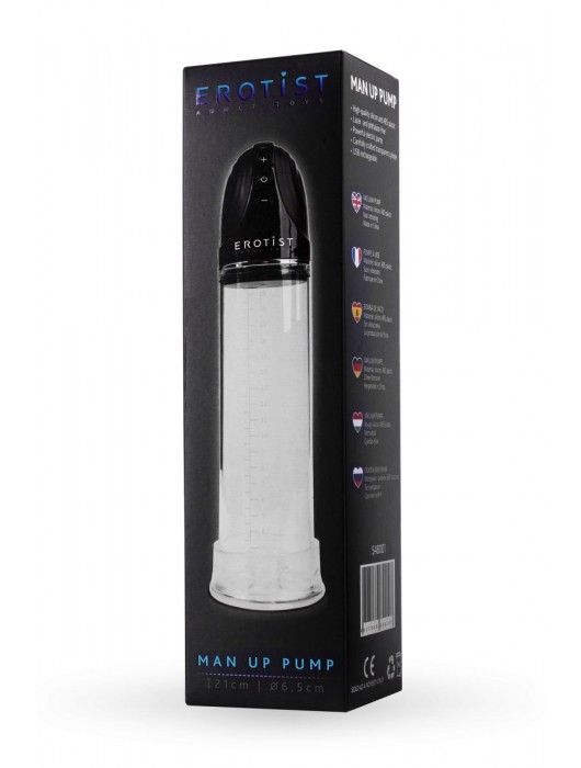 Автоматическая вакуумная помпа Man up pump - Erotist Adult Toys - в Благовещенске купить с доставкой