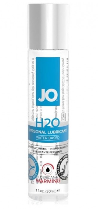 Возбуждающий лубрикант на водной основе JO Personal Lubricant H2O Warming - 30 мл. - System JO - купить с доставкой в Благовещенске