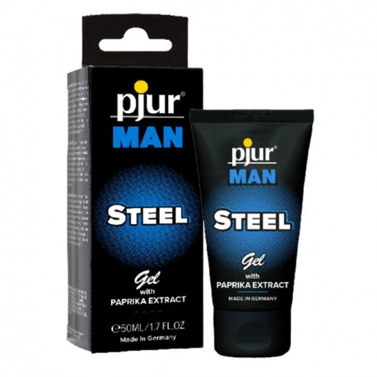 Эрекционный гель для пениса pjur MAN Steel Gel - 50 мл. - Pjur - купить с доставкой в Благовещенске