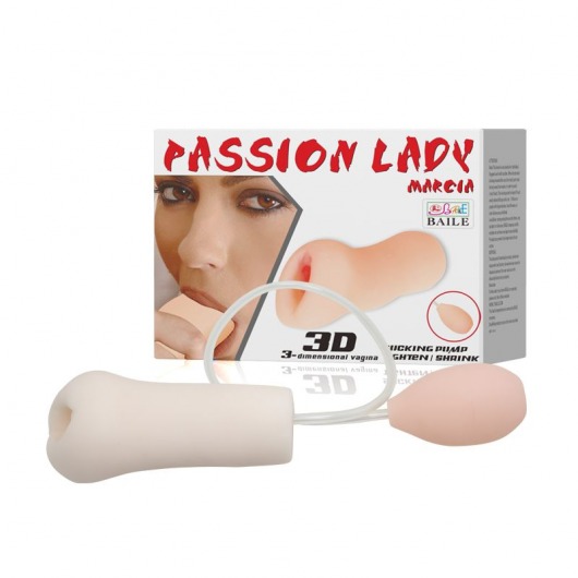 Мастурбатор Passion Lady Marcia с грушей для имитации посасывания - Baile - в Благовещенске купить с доставкой