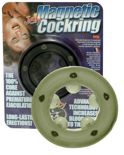 Эрекционное кольцо с магнитиками - Seven Creations - в Благовещенске купить с доставкой