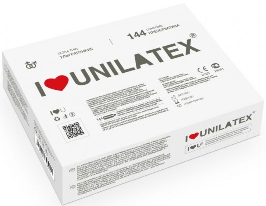 Ультратонкие презервативы Unilatex Ultra Thin - 144 шт. - Unilatex - купить с доставкой в Благовещенске