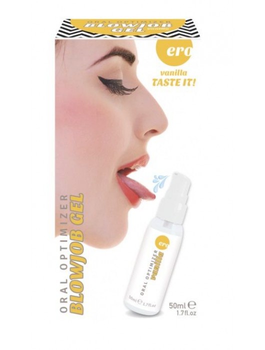 Увлажняющий гель для орального секса с ароматом ванили - 50 мл. - Ero - купить с доставкой в Благовещенске