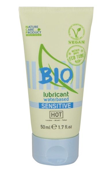 Органический лубрикант для чувствительной кожи Bio Sensitive - 50 мл. - HOT - купить с доставкой в Благовещенске