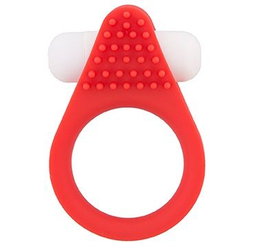 Красное эрекционное кольцо LIT-UP SILICONE STIMU RING 1 RED - Dream Toys - в Благовещенске купить с доставкой