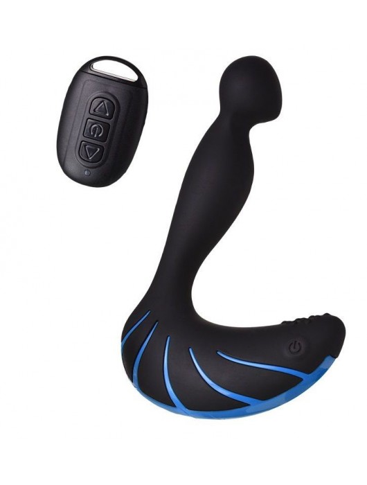 Чёрно-синий массажер простаты Erotist Third - Erotist Adult Toys - в Благовещенске купить с доставкой