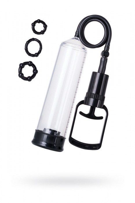 Вакуумная помпа A-toys с уплотнителем и эрекционными кольцами - A-toys - в Благовещенске купить с доставкой