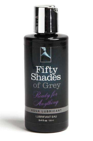 Лубрикант на водной основе Ready for Anything Aqua Lubricant - 100 мл. - Fifty Shades of Grey - купить с доставкой в Благовещенске