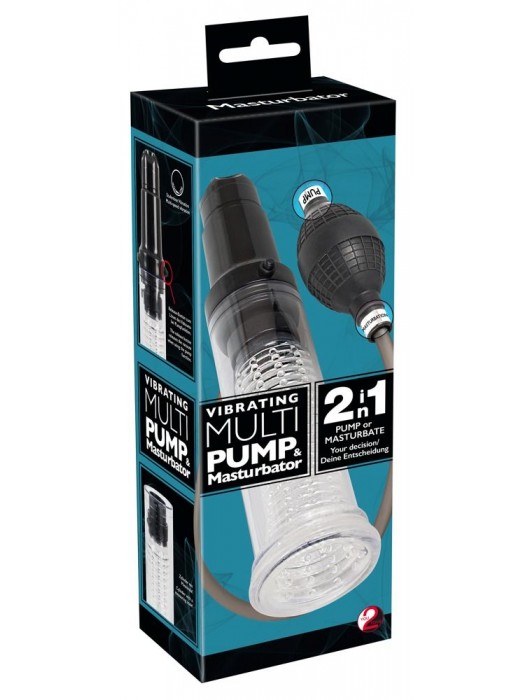 Вакуумная помпа-мастурбатор Vibrating Multi Pump   Masturbator - Orion - в Благовещенске купить с доставкой