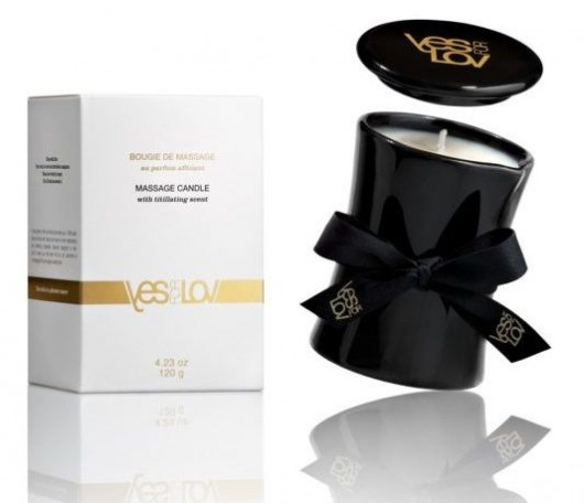 Массажная свеча Titillating Massage Candle - 120 мл. - YESforLOV - купить с доставкой в Благовещенске