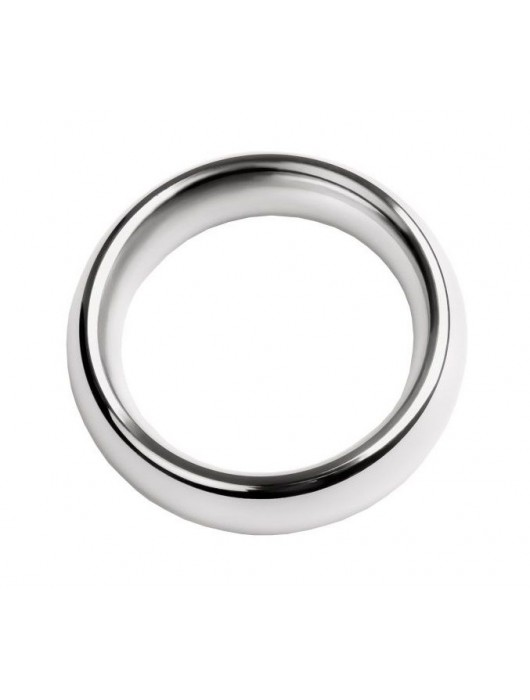 Металлическое эрекционное кольцо размера L - ToyFa - в Благовещенске купить с доставкой