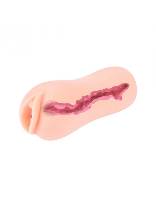 Мастурбатор-вагина Sanda с рельефным тоннелем - KOKOS - в Благовещенске купить с доставкой