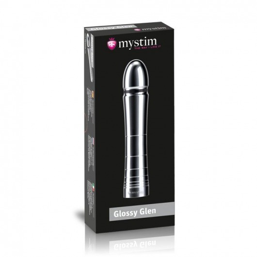 Фаллоимитатор для электростимуляции Glossy Glen Dildo - 14 см. - MyStim - купить с доставкой в Благовещенске