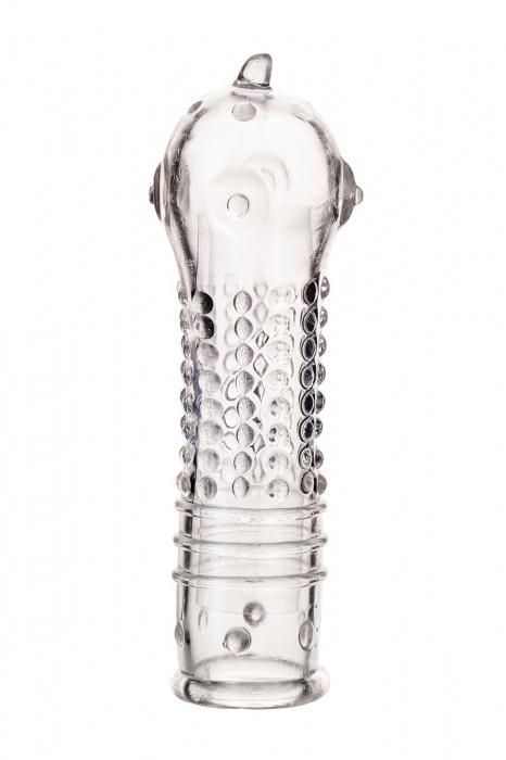 Прозрачная закрытая насадка на пенис TOYFA A-Toys - 14,7 см. - A-toys - в Благовещенске купить с доставкой