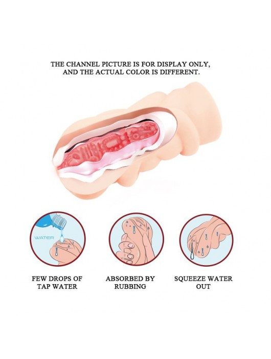 Мастурбатор-вагина с эффектом смазки CRAZY BULL - Baile - в Благовещенске купить с доставкой