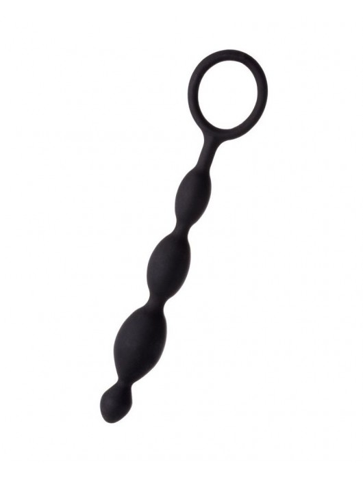 Анальная цепочка черного цвета A-toys - 19,5 см. - A-toys
