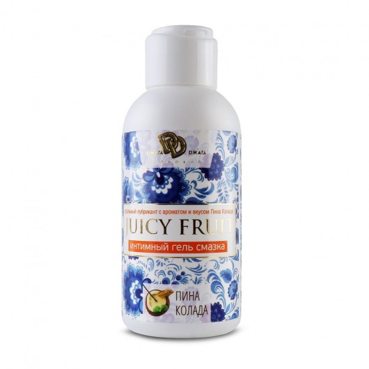 Интимный гель на водной основе JUICY FRUIT с ароматом пина колада - 100 мл. - БиоМед - купить с доставкой в Благовещенске