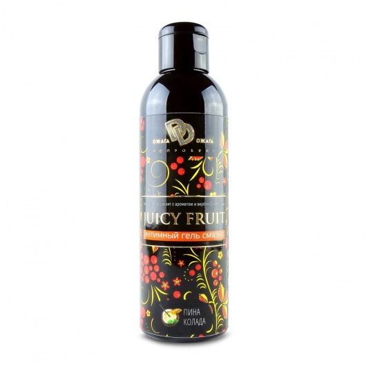 Интимный гель на водной основе JUICY FRUIT с ароматом пина колада - 200 мл. - БиоМед - купить с доставкой в Благовещенске