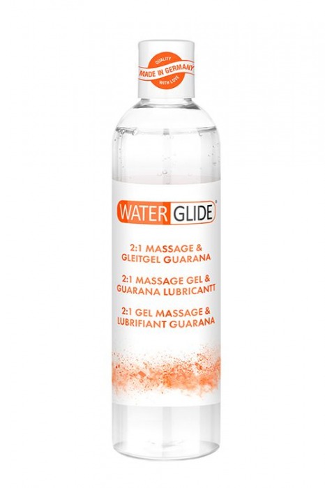 Гель-смазка 2-в-1 MASSAGE   LUBRICANT GUARANA - 300 мл. - Waterglide - купить с доставкой в Благовещенске