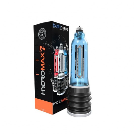 Синяя гидропомпа HydroMAX7 - Bathmate - в Благовещенске купить с доставкой