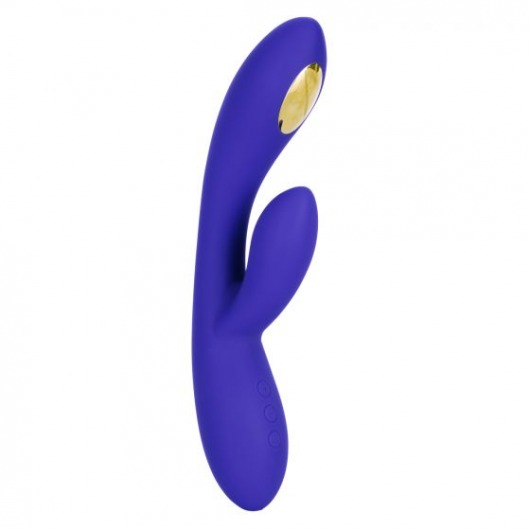 Фиолетовый вибратор с функцией электростимуляции Intimate E-Stimulator Dual Wand - 21,5 см. - California Exotic Novelties - купить с доставкой в Благовещенске