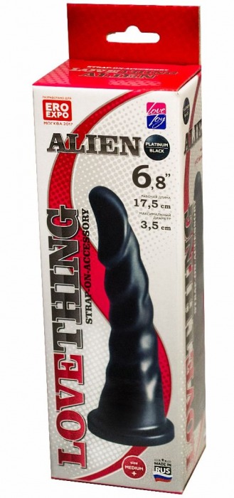 Насадка для трусиков харнесс Alien - 17,5 см. - LOVETOY (А-Полимер) - купить с доставкой в Благовещенске