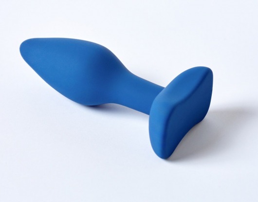 Синяя анальная пробка Matter S - 9 см. - Le Frivole