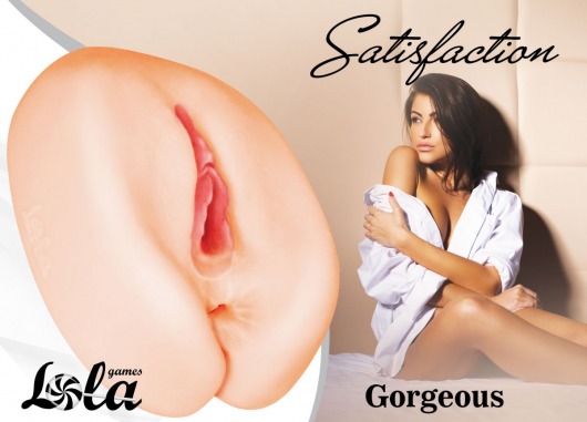 Мастурбатор с 2 тоннелями Satisfaction Gorgeous - Lola Games - в Благовещенске купить с доставкой