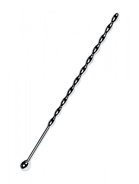 Серебристый длинный уретральный плаг-косичка TOYFA Metal - 15,7 см. - ToyFa - купить с доставкой в Благовещенске